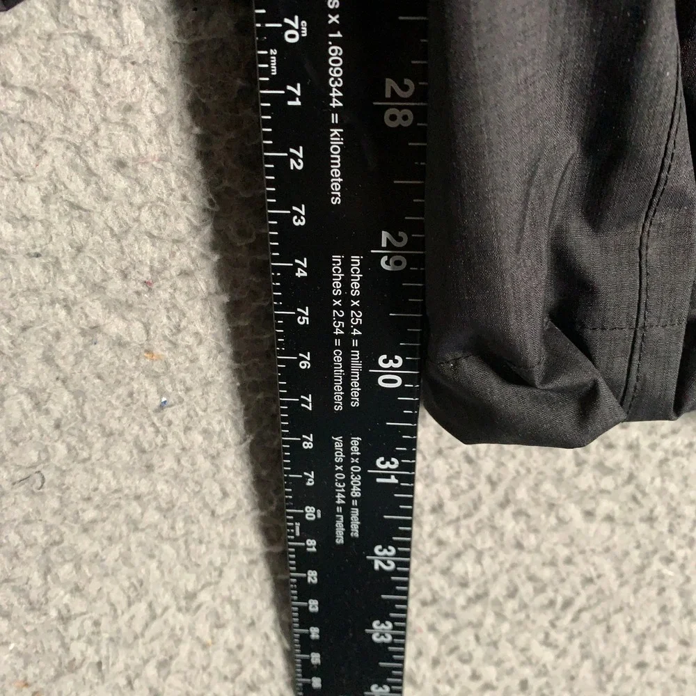 REI Co-op Essential Rain Pants Mens Medium Black Waterproof Hiking Ripstop Nylon